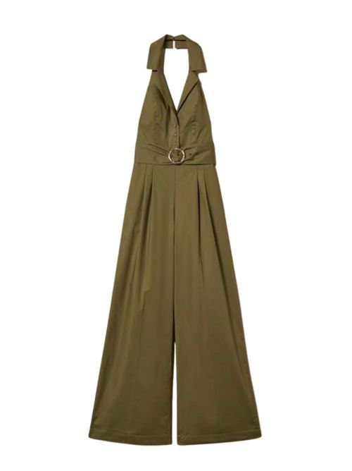 JUMPSUIT WITH BELT TWIN SET | 261TT222100914 VERDE ALPINO